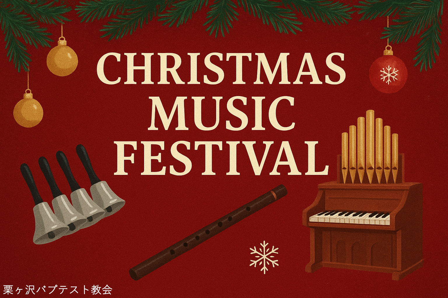 クリスマスの音楽祭のイメージ画像
